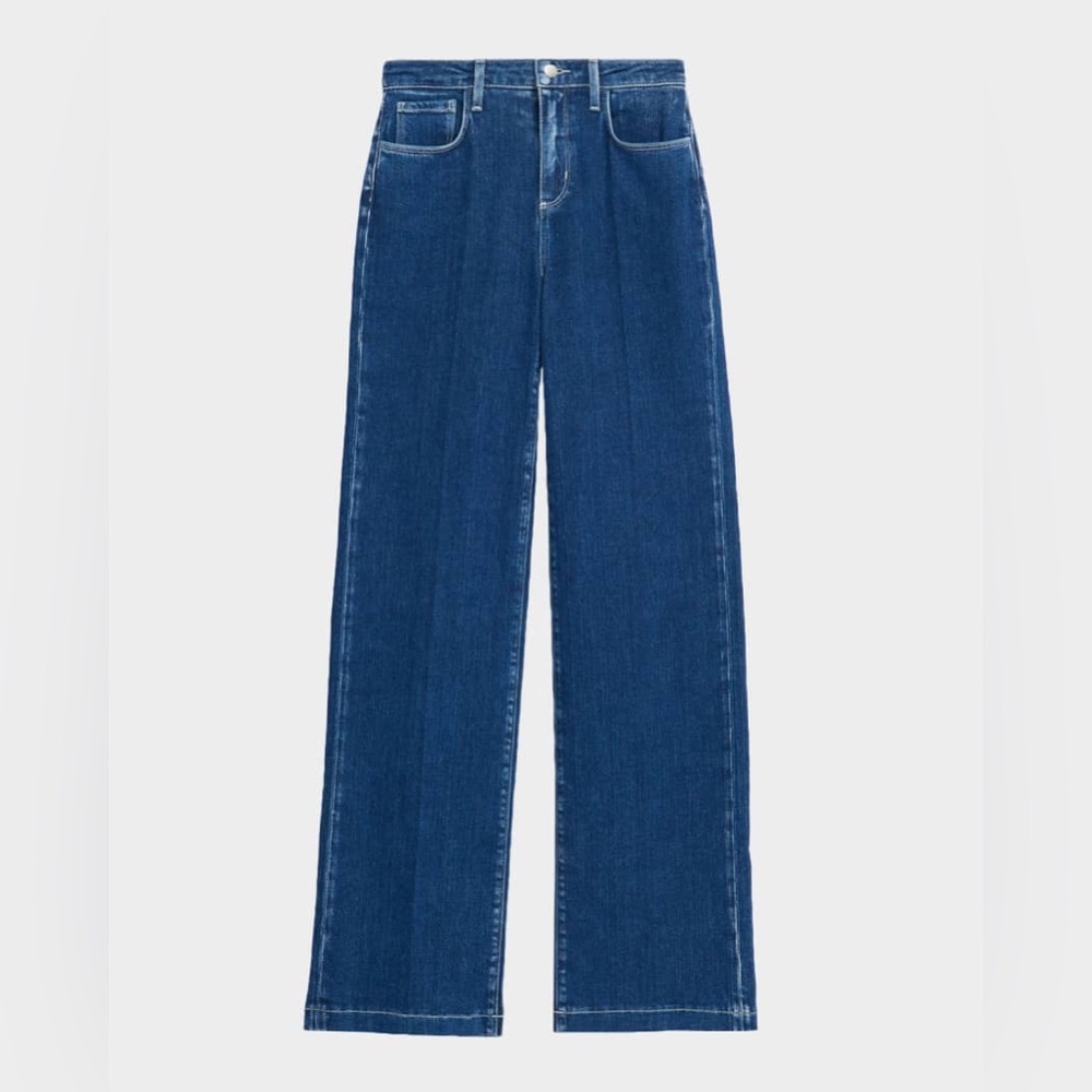 NWT l'agence clayton high rise wide leg jeans size 30